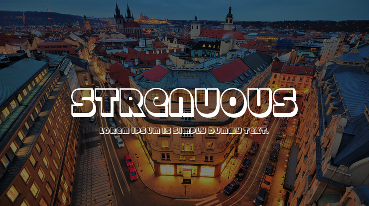 Strenuous Font Family