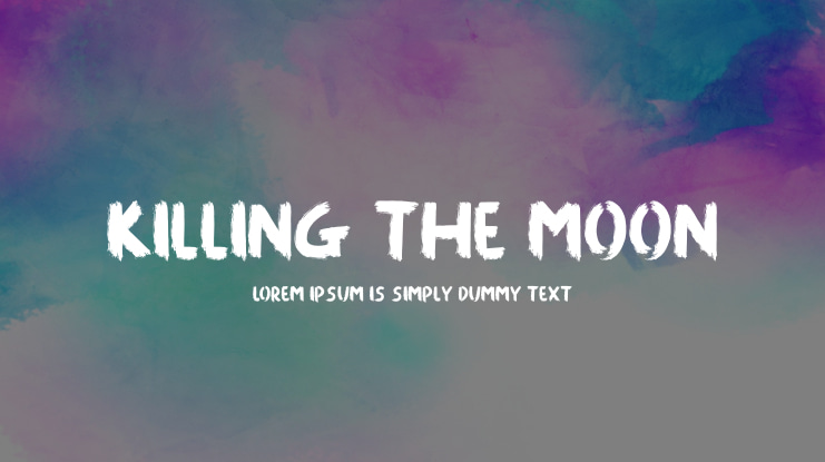 Killing The Moon Font