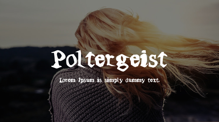 Poltergeist Font