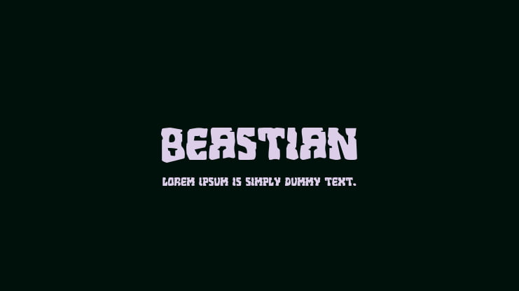 Beastian Font Family