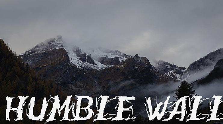 Humble Wall Font