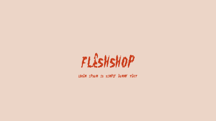 FleshShop Font