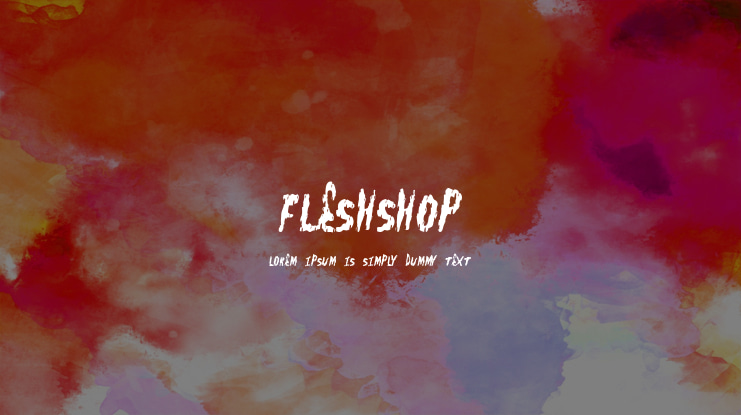 FleshShop Font