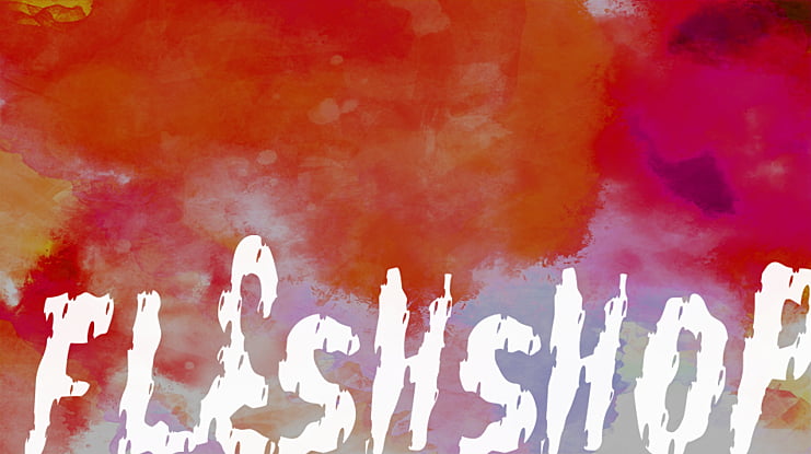 FleshShop Font