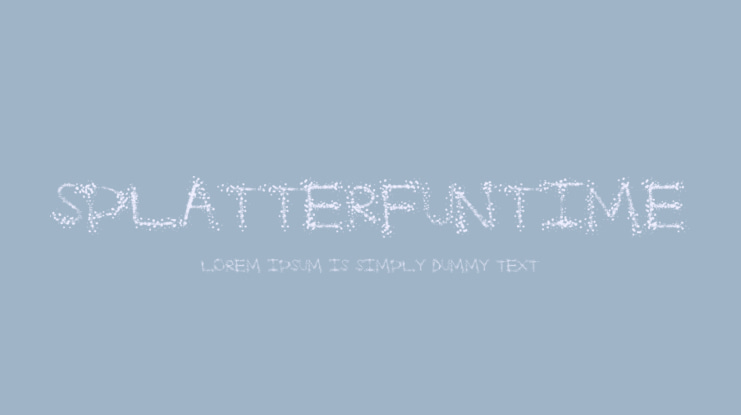 SplatterFuntime Font