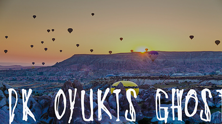 DK Oyukis Ghost Font