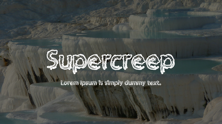 Supercreep Font