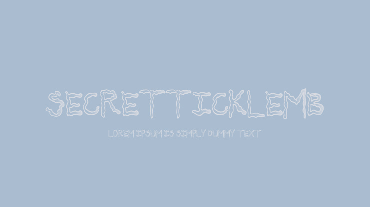 SecretTickleMB Font