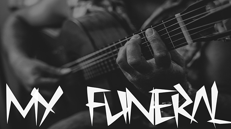 My Funeral Font