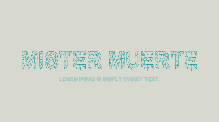 Mister Muerte Font