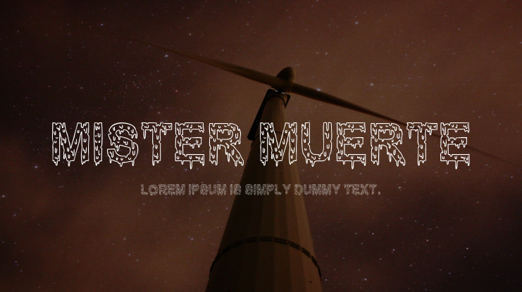 Mister Muerte Font