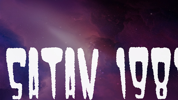 Satan 1981 Font