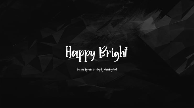 Happy Bright Font