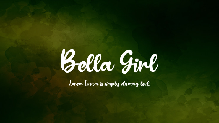 Bella Girl Font