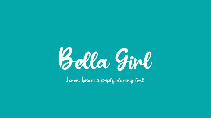 Bella Girl Font