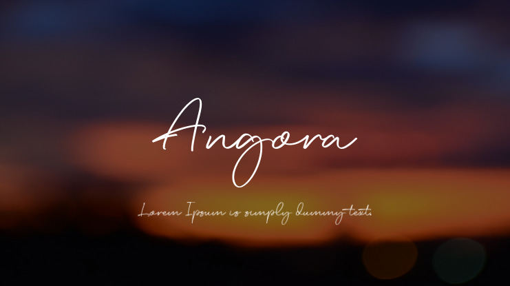 Angora Font