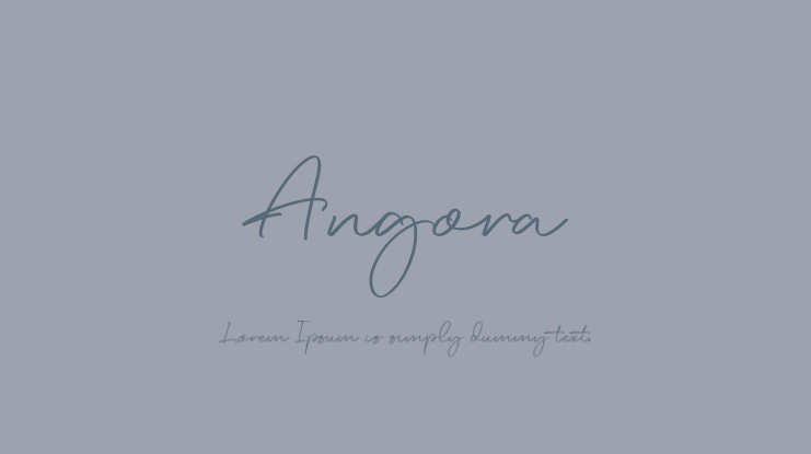 Angora Font