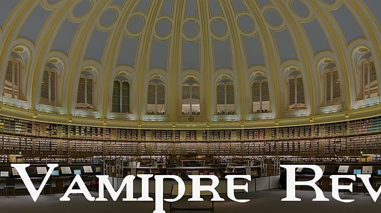 Vampire Revised Font