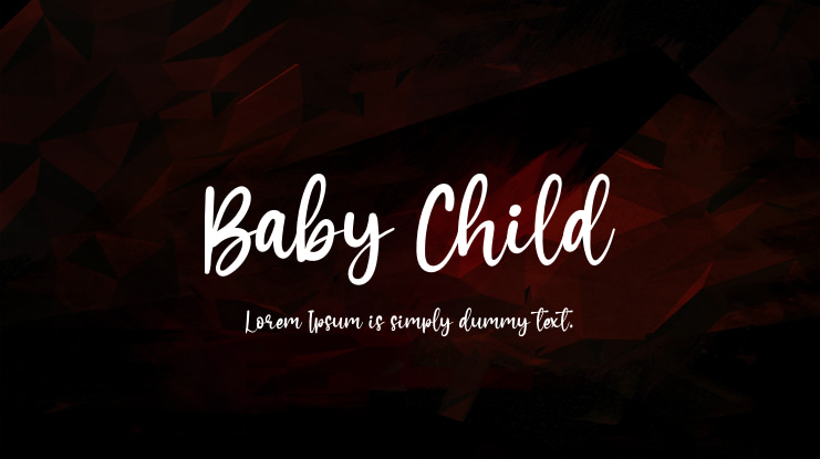 Baby Child Font