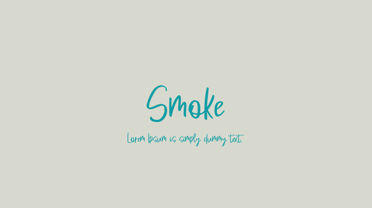 Smoke Font