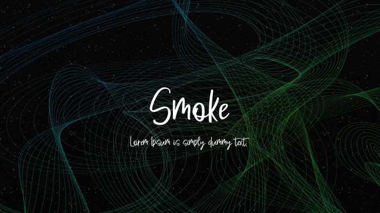 Smoke Font