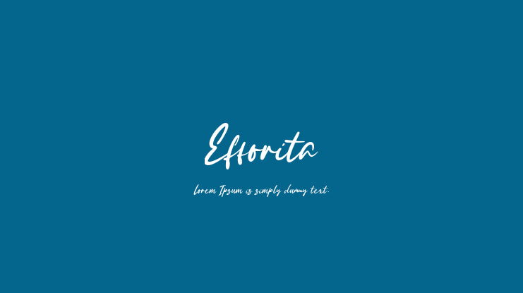 Efforita Font