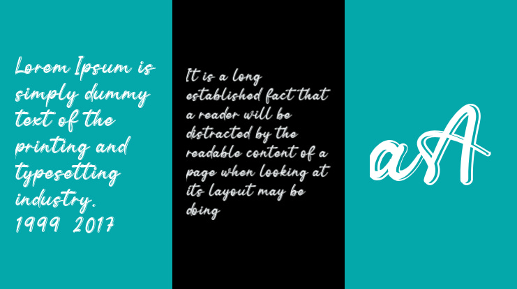 Beautiful Scenery Font