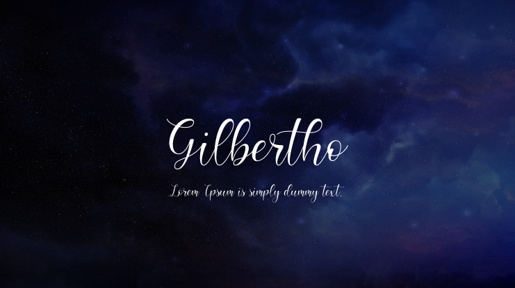 Gilbertho Font