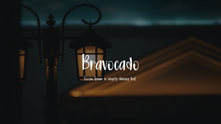 Bravocado Font