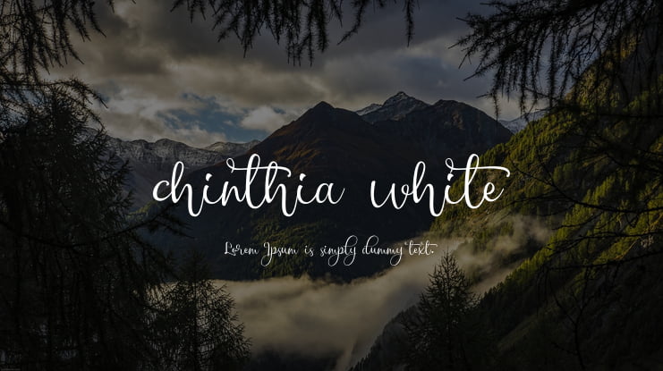 chinthia white Font