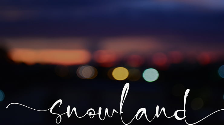 snowland Font