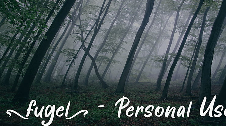 Fugel - Personal Use Font