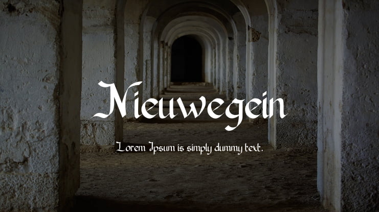 Nieuwegein Font