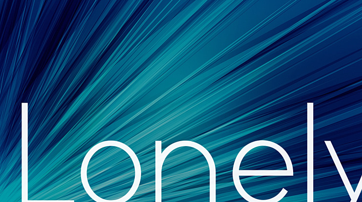 Lonely Font