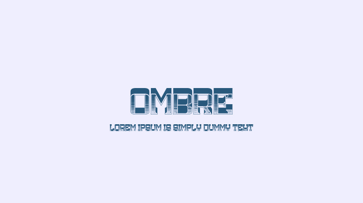 Ombre Font