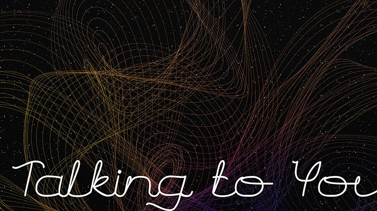 Talking to You Font Family