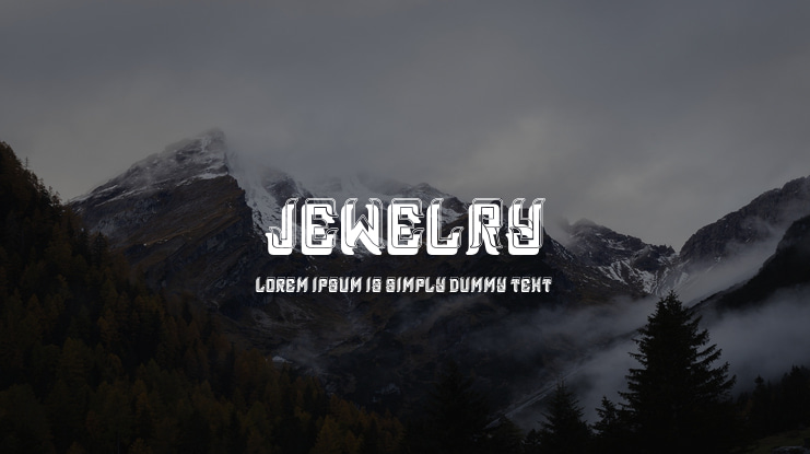 Jewelry Font