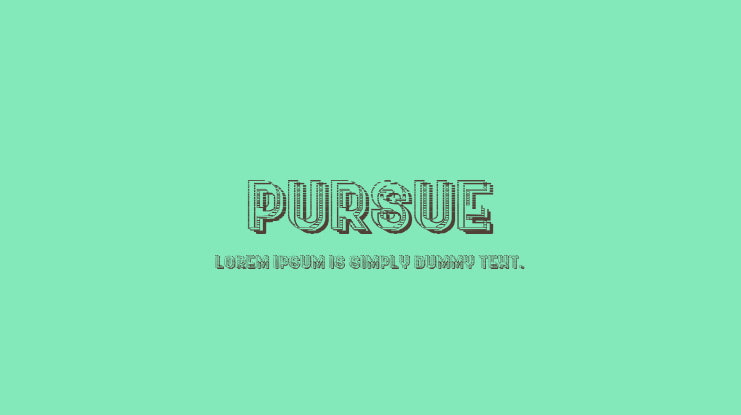Pursue Font