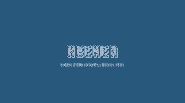 Keener Font Family