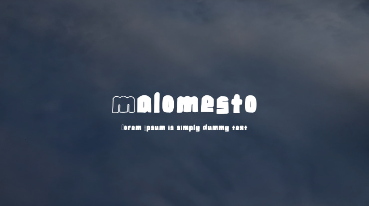 Malomesto Font