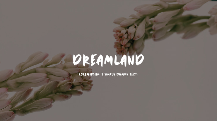 DREAMLAND Font