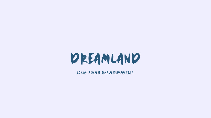 DREAMLAND Font
