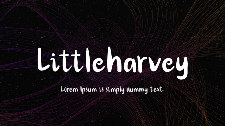 Littleharvey Font