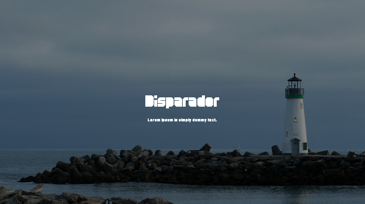 Disparador Font Family