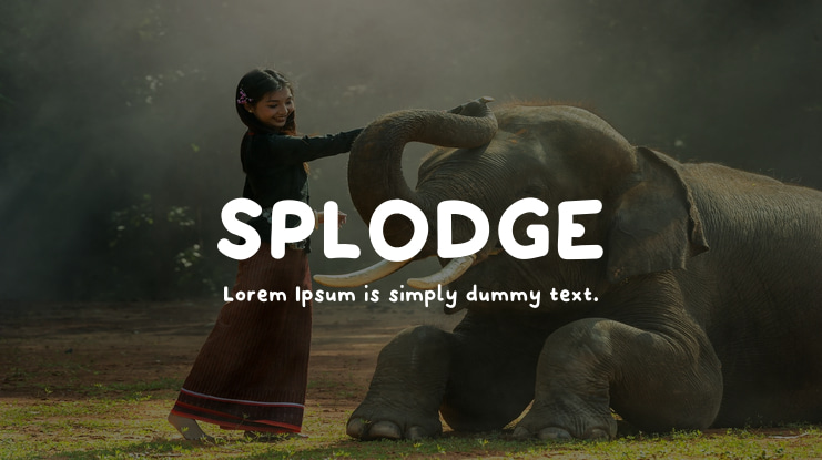 SPLODGE Font