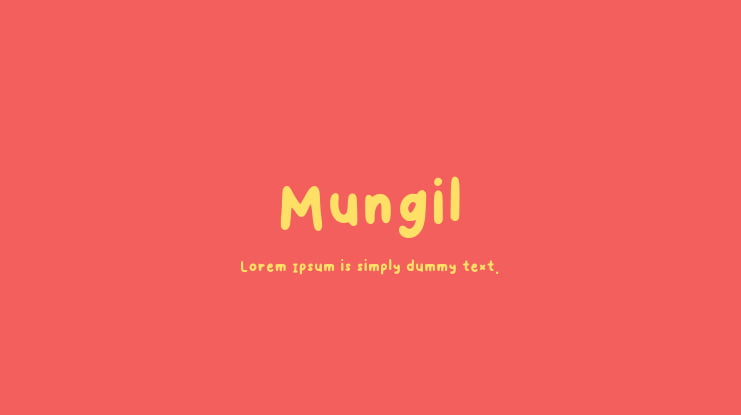 Mungil Font