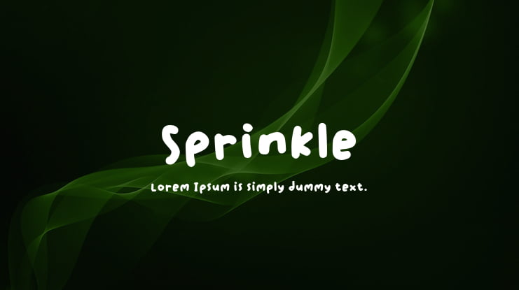 Sprinkle Font
