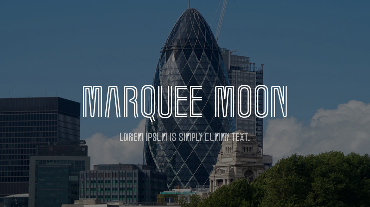 Marquee Moon Font