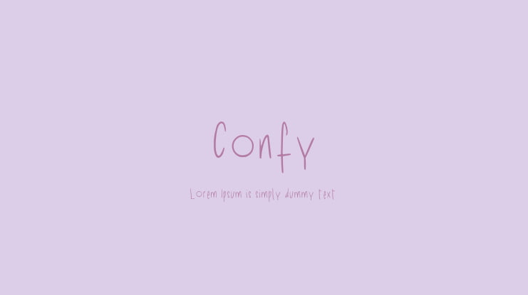 Confy Font
