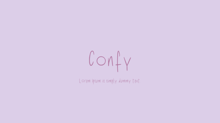 Confy Font